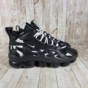 Nike Air‎ Max More Uptempo Black Sneakers Athletic Shoes Size 8